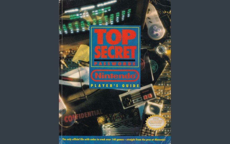 Top Secret Passwords Nintendo Player's Guide - Strategy Guides | VideoGameX