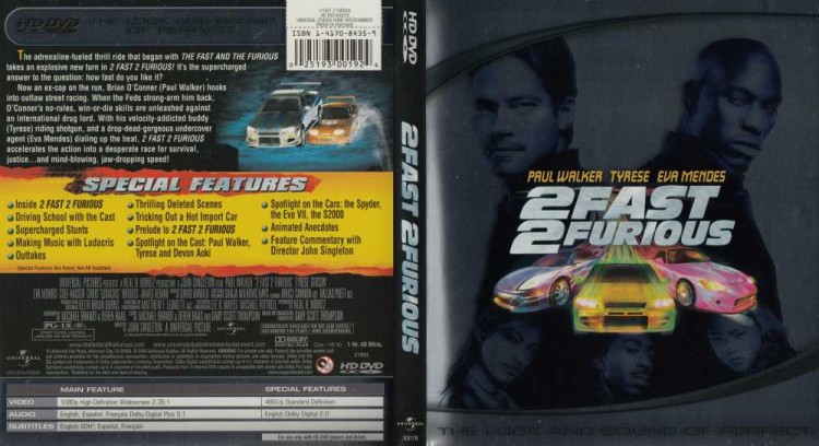 2 Fast 2 Furious - HD DVD Movies | VideoGameX