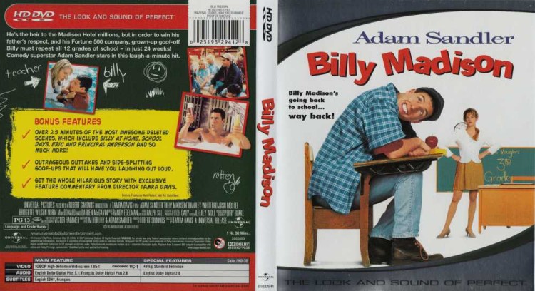Billy Madison - HD DVD Movies | VideoGameX