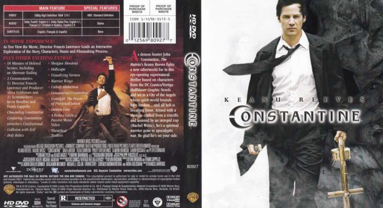 Constantine - HD DVD Movies | VideoGameX