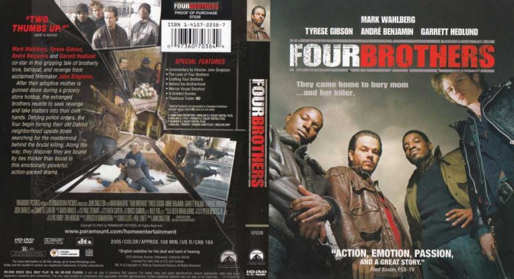 Four Brothers - HD DVD Movies | VideoGameX