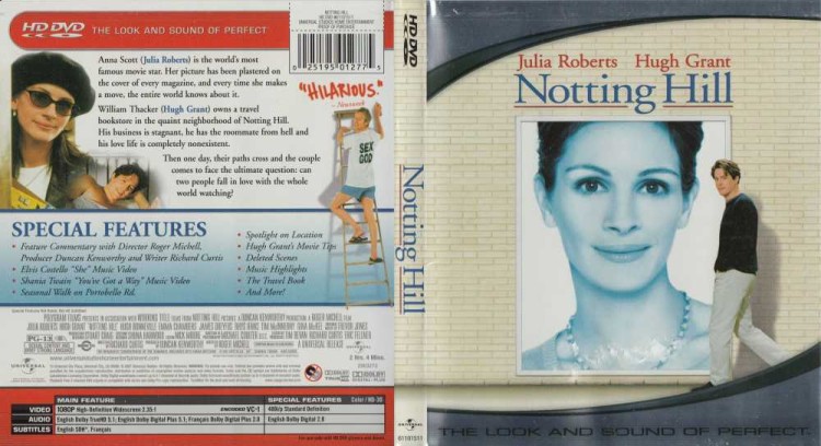 Notting Hill - HD DVD Movies | VideoGameX