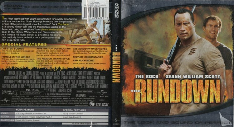 Rundown - HD DVD Movies | VideoGameX