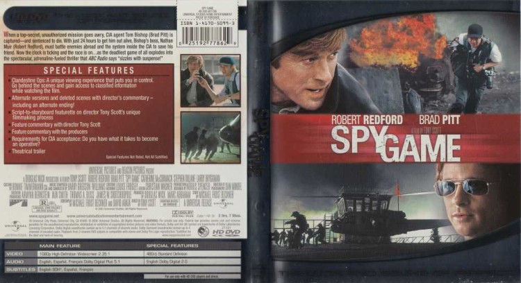 Spy Game - HD DVD Movies | VideoGameX