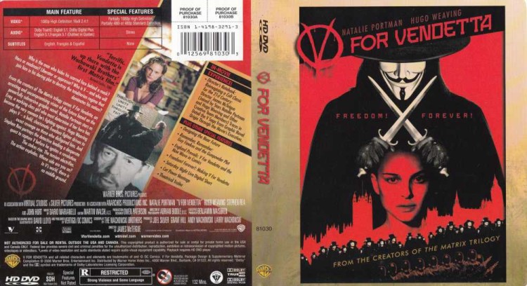 V for Vendetta - HD DVD Movies | VideoGameX
