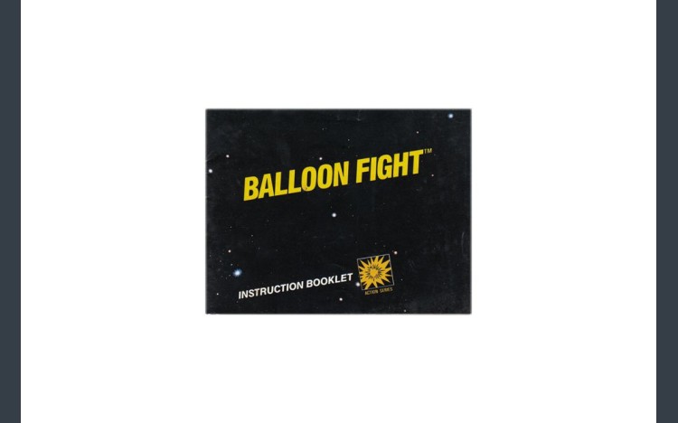 Balloon Fight Nintendo Instruction Manual - Manuals | VideoGameX