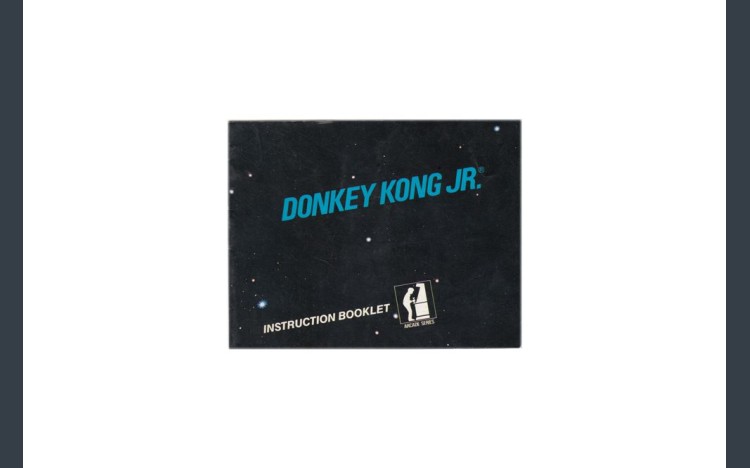 Donkey Kong Jr. Nintendo Instruction Manual - Manuals | VideoGameX