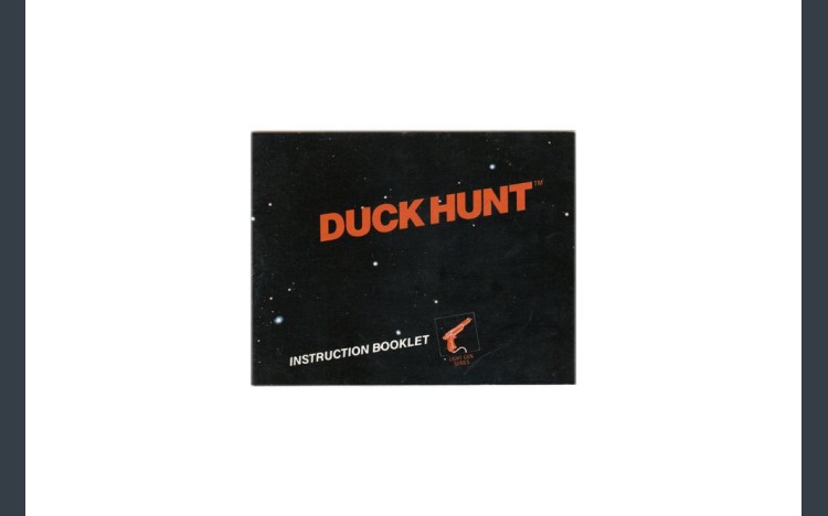 Duck Hunt Nintendo Instruction Manual - Manuals | VideoGameX