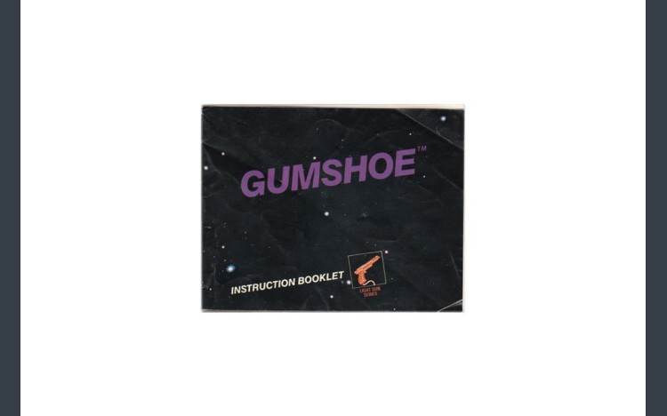 Gumshoe Nintendo Instruction Manual - Manuals | VideoGameX