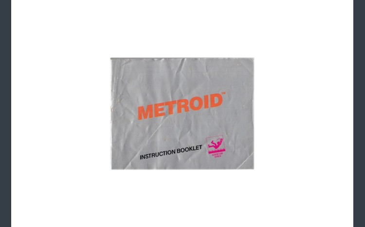 Metroid Nintendo Instruction Manual - Manuals | VideoGameX