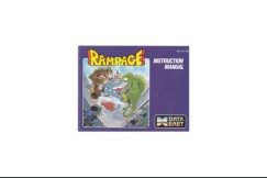 Rampage Nintendo Instruction Manual - Manuals | VideoGameX