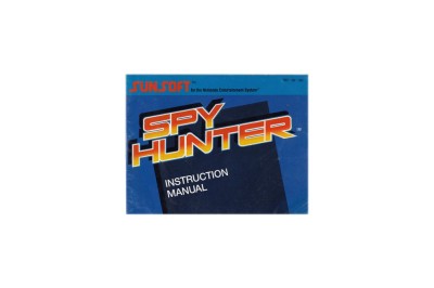 Spy Hunter Nintendo Instruction Manual - Manuals | VideoGameX