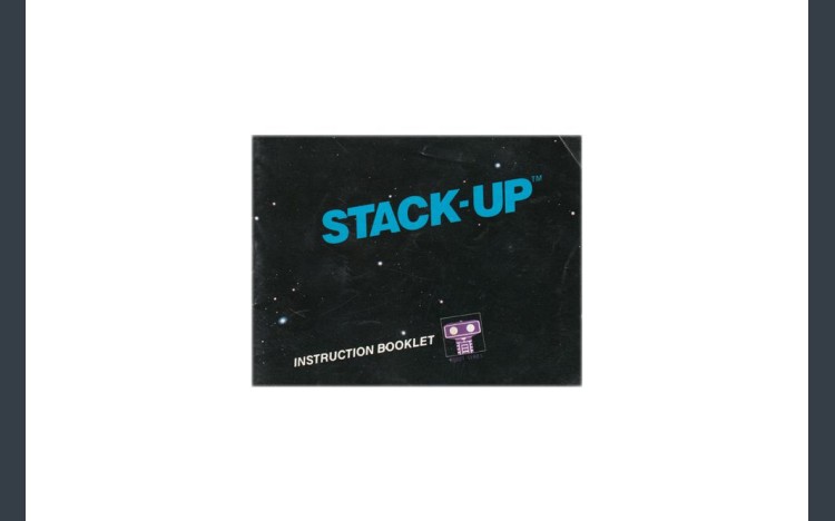 Stack-Up Nintendo Instruction Manual - Manuals | VideoGameX