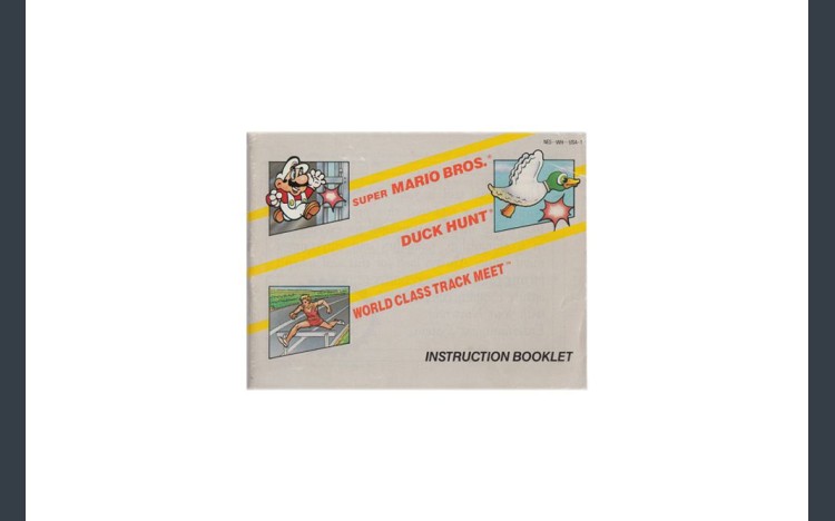 Super Mario Bros. 3-in-1 Nintendo Instruction Manual - Manuals | VideoGameX