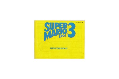 Super Mario Bros. 3 Nintendo Instruction Manual - Manuals | VideoGameX