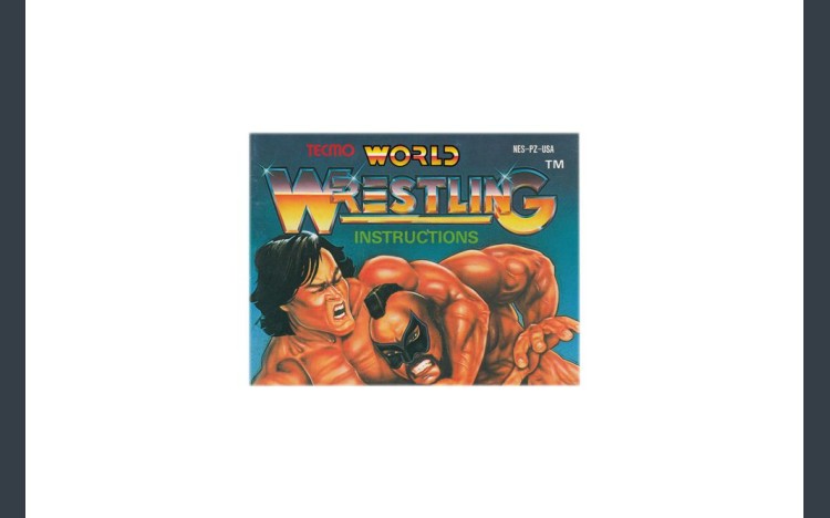 Tecmo World Wrestling Nintendo Instruction Manual - Manuals | VideoGameX