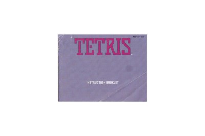 Tetris Nintendo Instruction Manual - Manuals | VideoGameX