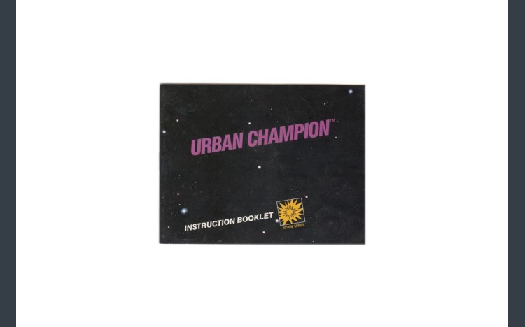 Urban Champion Nintendo Instruction Manual - Manuals | VideoGameX