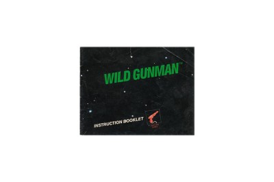 Wild Gunman Nintendo Instruction Manual - Manuals | VideoGameX