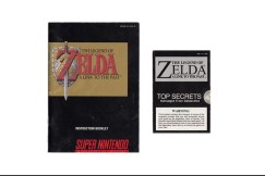 Legend of Zelda: A Link to the Past Super Nintendo Instruction Manual - Manuals | VideoGameX