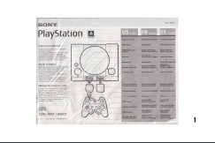 Playstation 1 System Instruction Manual - Manuals | VideoGameX