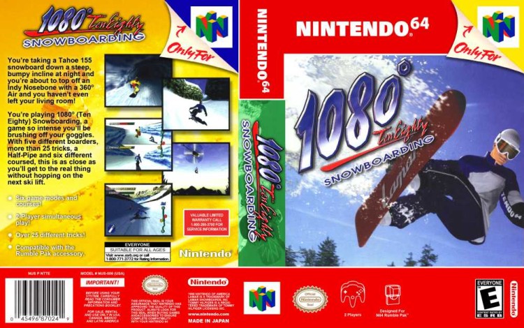 1080º Snowboarding - Nintendo 64 | VideoGameX