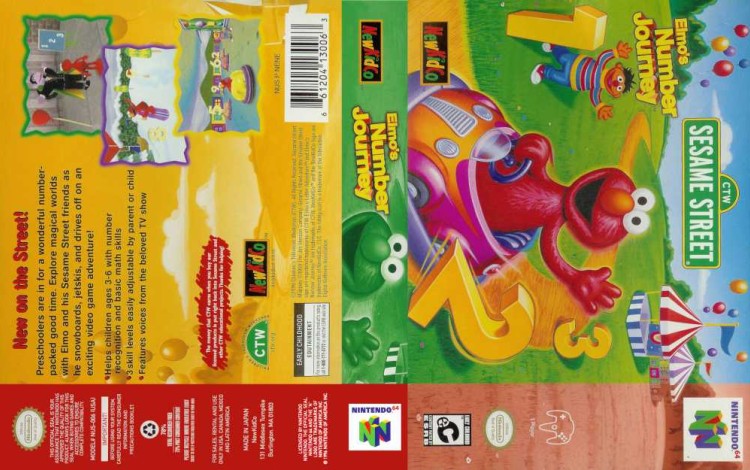 Sesame Street: Elmo's Number Journey - Nintendo 64 | VideoGameX