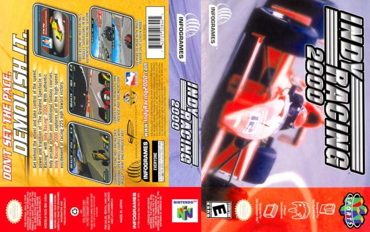 Indy Racing 2000 - Nintendo 64 | VideoGameX