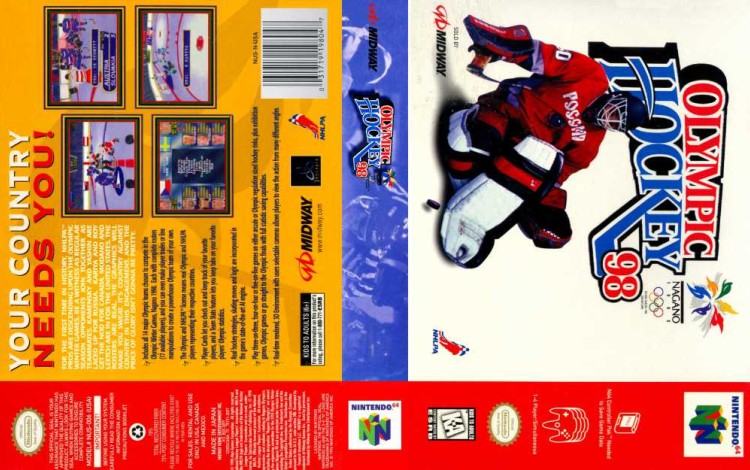 Olympic Hockey 98 - Nintendo 64 | VideoGameX