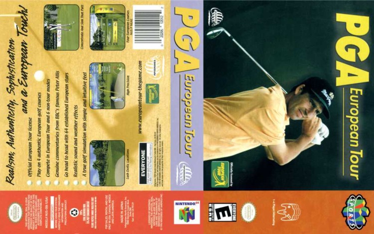 PGA European Tour - Nintendo 64 | VideoGameX