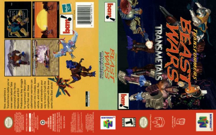 Transformers: Beast Wars Transmetals - Nintendo 64 | VideoGameX