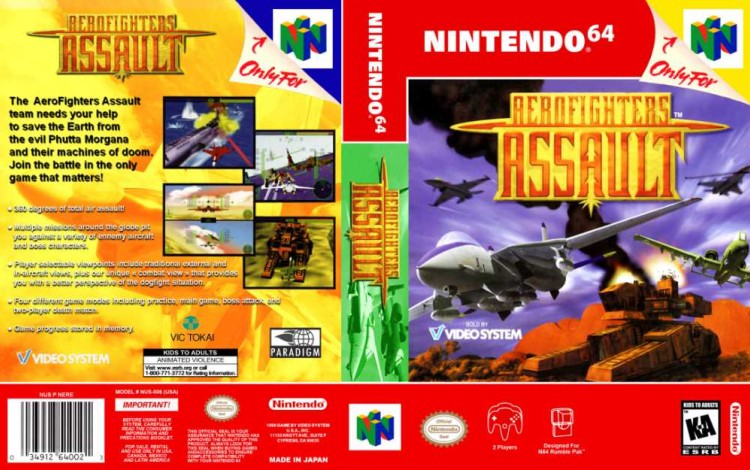 Aero Fighters Assault - Nintendo 64 | VideoGameX