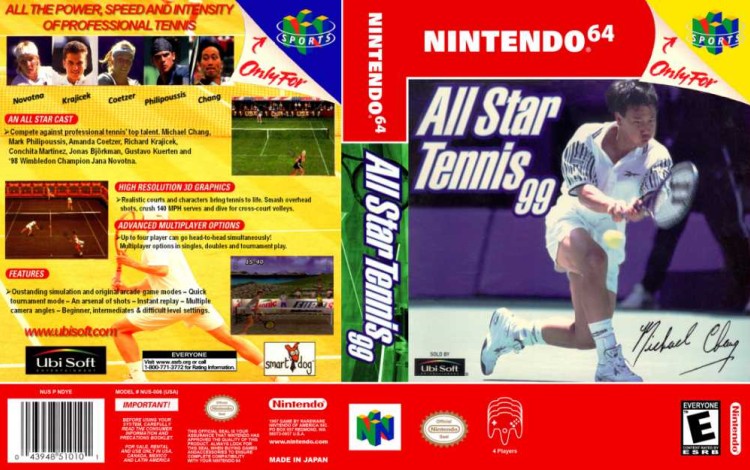 All Star Tennis 99 - Nintendo 64 | VideoGameX