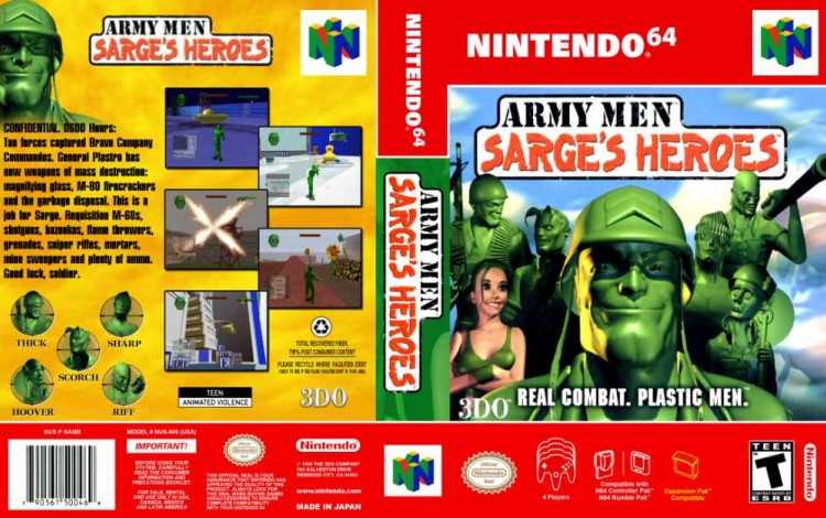 Army Men: Sarge's Heroes - Nintendo 64 | VideoGameX