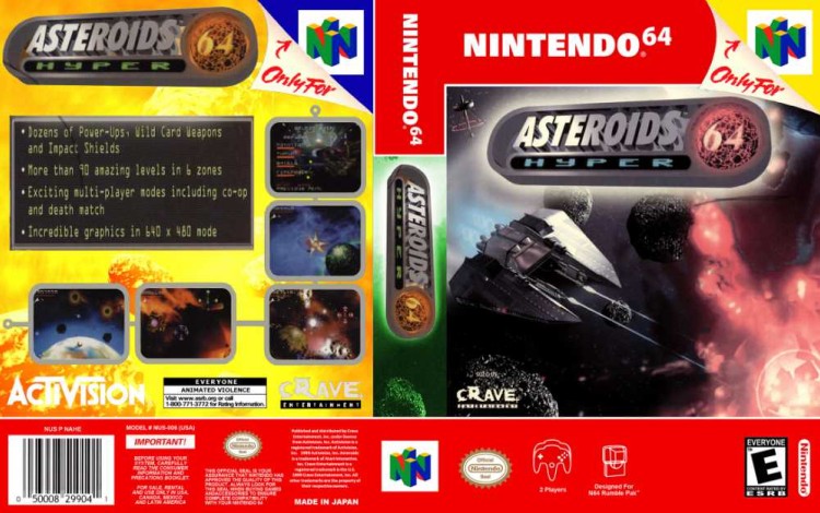 Asteroids Hyper 64 - Nintendo 64 | VideoGameX