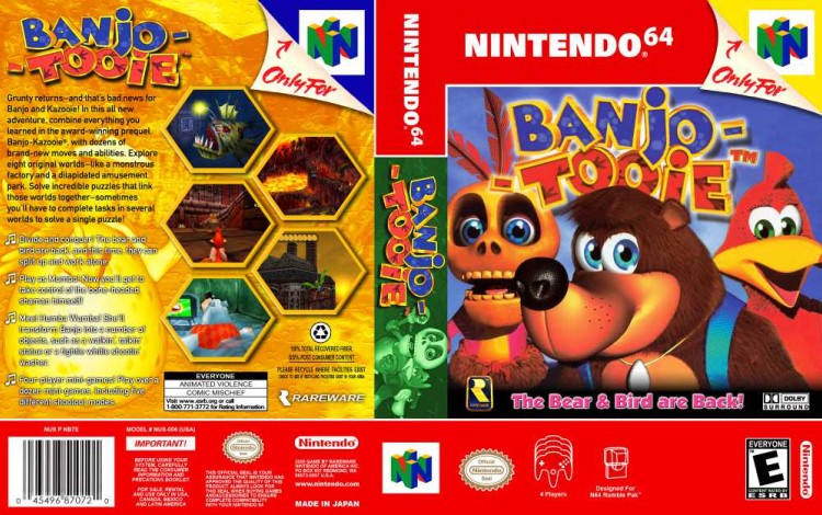 Banjo Tooie Nintendo 64 N64 Game For Sale