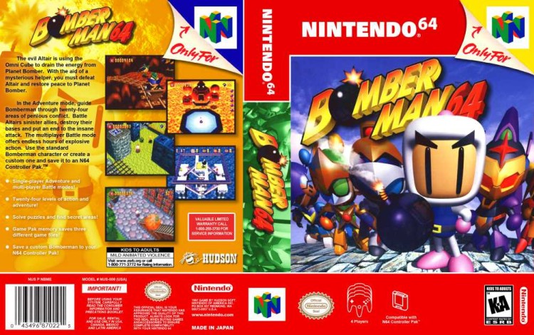 Bomberman 64 - Nintendo 64 | VideoGameX