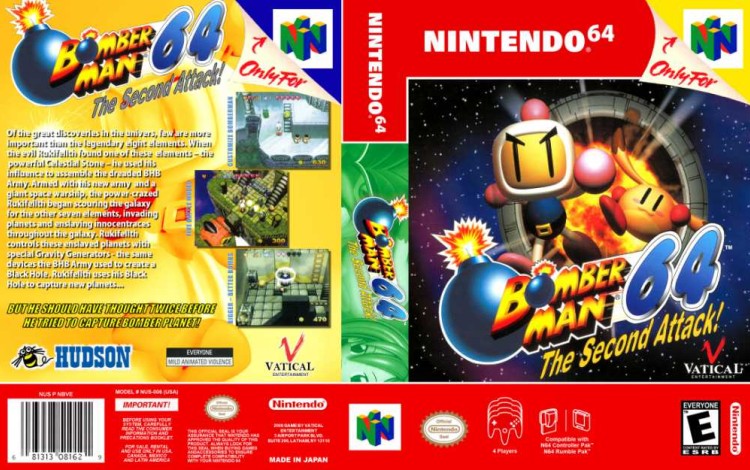 Bomberman 64: The Second Attack - Nintendo 64 | VideoGameX