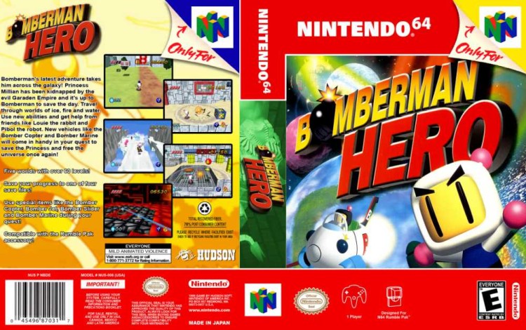 Bomberman Hero - Nintendo 64 | VideoGameX