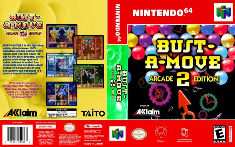Bust-A-Move 2: Arcade Edition - Nintendo 64 | VideoGameX