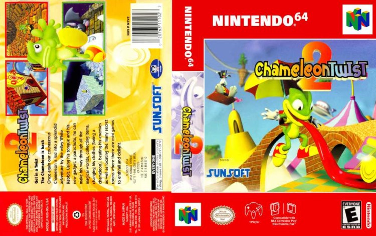 Chameleon Twist 2 - Nintendo 64 | VideoGameX