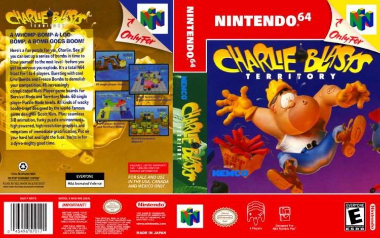 Charlie Blast's Territory - Nintendo 64 | VideoGameX