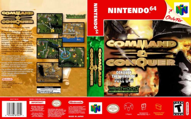 Command & Conquer - Nintendo 64 | VideoGameX