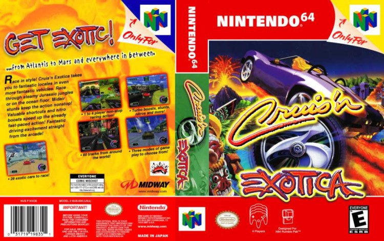 Cruis'n Exotica - Nintendo 64 | VideoGameX