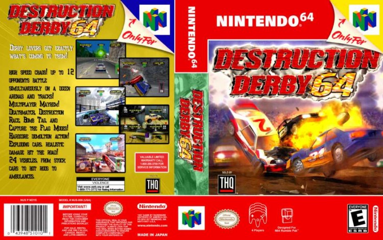 Destruction Derby 64 - Nintendo 64 | VideoGameX