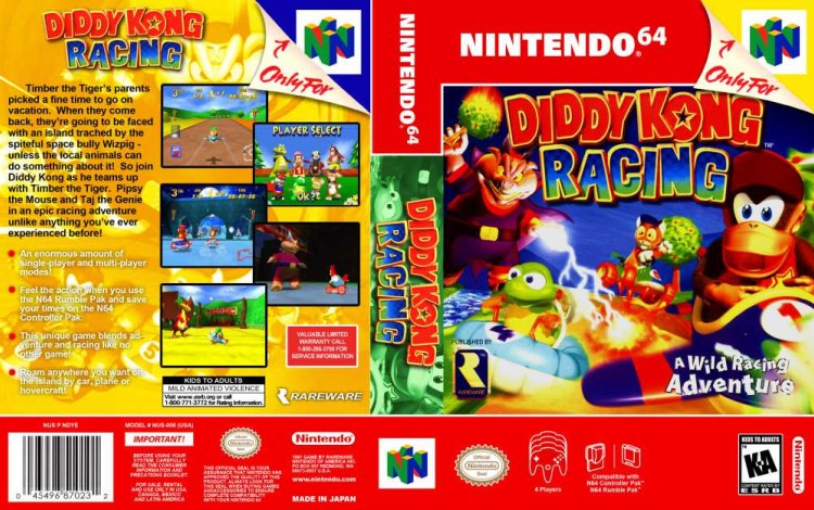 Diddy Kong Racing - Nintendo 64 | VideoGameX