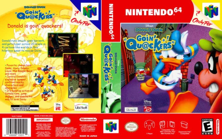 Donald Duck: Goin' Quackers - Nintendo 64 | VideoGameX