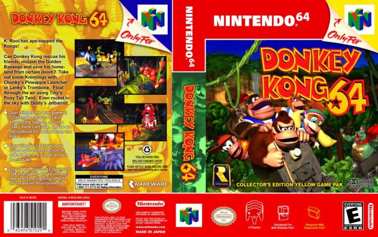 Donkey Kong 64 - Nintendo 64 | VideoGameX