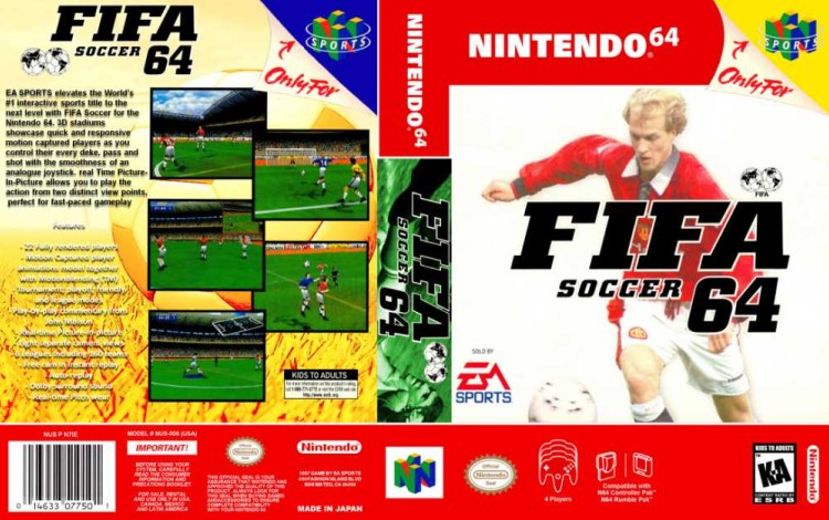 FIFA '97: Soccer 64 - Nintendo 64 | VideoGameX