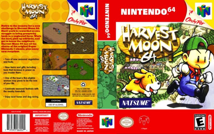 Harvest Moon 64 - Nintendo 64 | VideoGameX